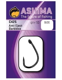 Ashima C425 Anti Eject Barbless Hook