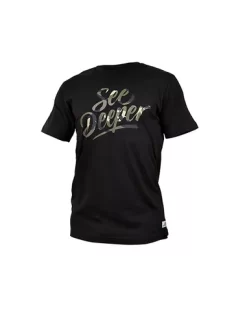 Fortis Tee See Deeper Black