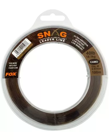 Fox Snag Leader Camo 100m