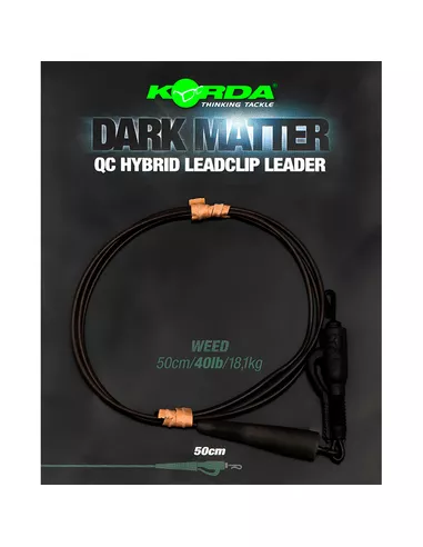 Korda Dark Matter 50cm QC Hybrid Leadclip Leader