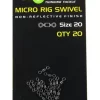 Korda Micro Rig Swivel - 20 Pcs