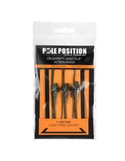 Pole Position CS Safety Lead Clip Action Pack 65lb